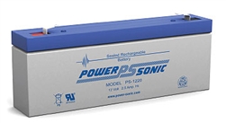 Powersonic PS-1220F1 SLA Battery 12v 2.5ah Rechargeable Sealed Lead Acid