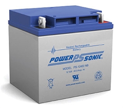 Powersonic PS-12400NB SLA Battery 12v 40ah Rechargeable Sealed Lead Acid