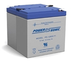Powersonic PS-1282S SLA Battery 12v 9ah Rechargeable Sealed Lead Acid - Side by Side