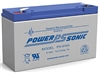 PS-6100F2 Power Sonic Battery 6v 12ah Replacement Rechargeable Sealed Lead Acid SLA