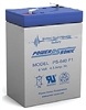 Powersonic PS-640F1 SLA Battery 6v 4.5ah Rechargeable Sealed Lead Acid