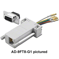 Pan Pacific AD-15FT8-G1<br>RJ45 to 15pin female D-Sub Adapter Kit