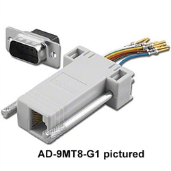 Pan Pacific AD-15MT8-G1<br>RJ45 to 15pin male D-Sub Adapter Kit