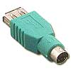 Pan Pacific AD-USB-AFMD6M<br>USB Type A Female to PS2 Male Adapter