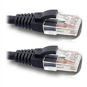 Pan Pacific DC-568P-5BKMB CAT6 Patch Cable 5ft. Black with Snagless Molded Boot