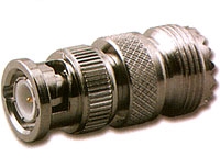 Pan Pacific RFA-8313<br>BNC Male to UHF Female Adapter<br>(CAD 75-544)