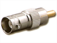 Pan Pacific RFA-8392-75<br>RCA Male to BNC Female 75 ohm<br>(CAD 75-695)
