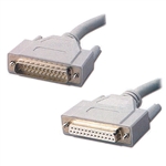 S-25MF-6'</br>RS232 25 Pin Serial Cable - 6ft.