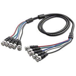 S-2X5BNC-10 BNC Video Cable - 5 BNC to 5 BNC - 10ft.