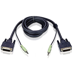 S-DVI-DMMS3.5-15 DVI Cable with Audio - 15ft.