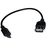 USB A Jack to Micro B Plug Cable Pan Pacific