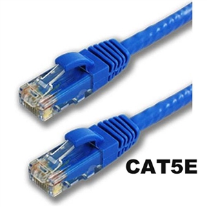 Quiktron 570-110-001RP CAT5e Patch Cable 1ft. Blue