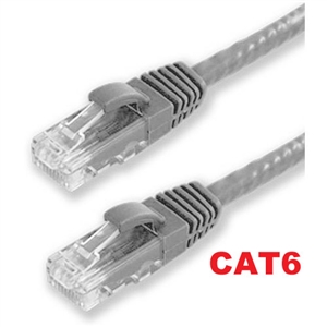 Quiktron 576-100-002 CAT6 Patch Cable 2ft. Gray