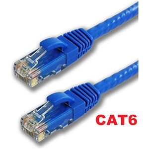 Quiktron 576-110-002 CAT6 Patch Cable 2ft. Blue