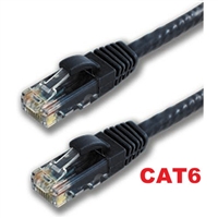 Quiktron 576-135-001 CAT6 Patch Cable 1ft. Black