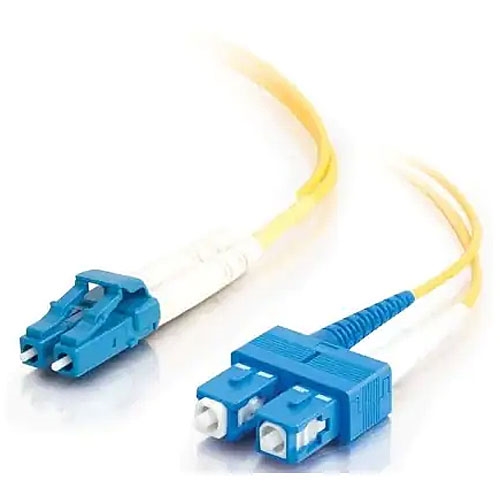 810-L47-003 Quiktron Legrand Fiber Optic Jumper Cable, SC to LC Duplex Singlemode PVC - 1 Meter