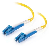 810-LL7-009 Quiktron Legrand Fiber Optic Jumper Cable, LC to LC, Duplex, Single Mode, 3 Meters