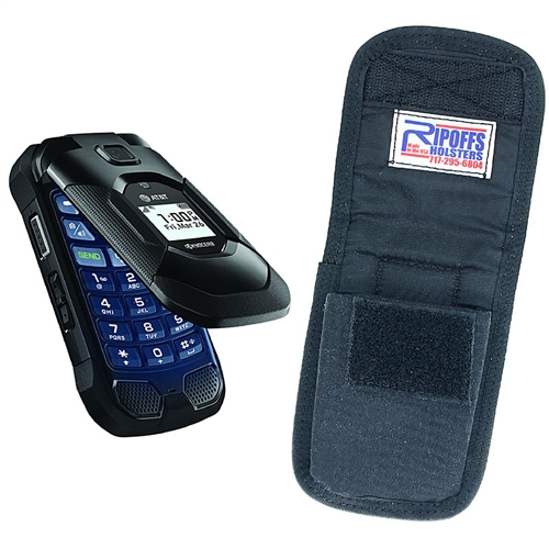 BL-370 Ripoffs Holster for the Kyocera Dura series flip phones - Belt-Loop Version