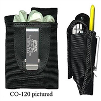 Ripoffs CO-120 Combo Holster for Large Gerber Legend & Mini-Mag Flashlight - Clip-On Version