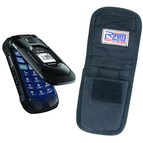 CO-370 Ripoffs Holster for the Kyocera Dura series flip phones - Clip-on Version