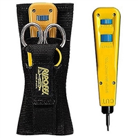 Ripoffs CO-47 Holster for a variety of Punch-Down Tools, Pliers, Electrician's Scissors - Clip-On Version