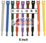 Y-06-010-Color Rip-Tie Lite Ties Straps Hook and Loop