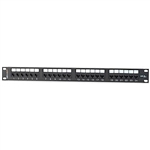 24458MDX-C5E Signamax 24-Port Category 5e Patch Panel, T568A/B Wiring, 1.75"-High