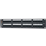 Signamax 48458MD-C5E 48-Port Category 5e Patch Panel, T568A/B Wiring, 3.50"- High