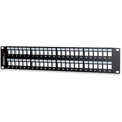 Signamax 48U-HDMMP  Multimedia Panel 48-Port High-Density Field-Configurable Unloaded