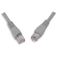 Signamax C6-115GY-14FB 14ft. CAT6 RJ45 Patch Cable w/Molded Boot - GRAY