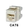 KJ458MT-C6C Signamax CAT6 Keystone Jack Connector MT-Series Light Ivory