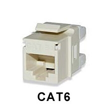 Signamax KJ458MT-C6C CAT6 Keystone Jack Connector MT-Series Light Ivory