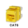 KJ458MT-C6C-YL Signamax CAT6 Keystone Jack Connector MT-Series Yellow