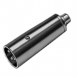 Switchcraft 324 Adapter, XLR 3-Pin Male to RCA Jack