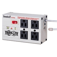 Tripp-Lite Surge Protector Outlet Power Strip ISOTEL 4 ULTRA