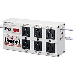Tripp-Lite Isobar Surge Protector Power Strip ISOTEL 6 Ultra