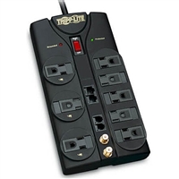 Tripp-Lite Surge Protector for Modem, Coax, Ethernet, RJ45 TLP810NET