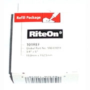 HellermannTyton 101REF Rite-On Label Refill 3/4" x 6"