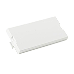 HellermannTyton FPMIB-W Modular Faceplate Blank Insert, ABS, White, 3/pkg