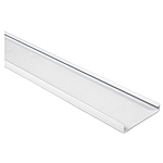 HellermannTyton TC1-PVC-WH Wiring Duct Cover for 1" Duct - White - 6ft. Length