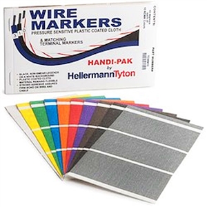 Handi-Pak marker book with 45 Markers each of 10 NEMA colors | HellermannTyton TCWM10