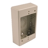 TSRI-JB1 HellermannTyton Single Gang Low Profile Junction Box - Ivory