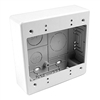 HellermannTyton TSRW-JBD Dual Gang Junction Box - White