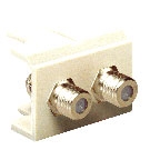 Unicom MS2-MF2-BG F Type Connector 2 Port Beige