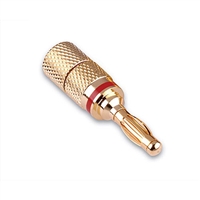 280039RDX Vanco Gold Plated Banana Plug