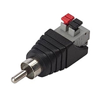 Velleman CV047 RCA male to 2 Position Spring Terminal Adapter