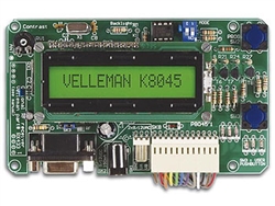 K8045 Velleman 8 Input Programmable Messageboard with LCD & Serial Interface Kit