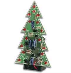 Velleman LED Christmas Tree Electronics Project Kit MK100