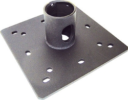 VMP CP-1PT Ceiling Plate for Standard 1.5" NPT Pipe with Cable Pass-Through | Video Mount Products