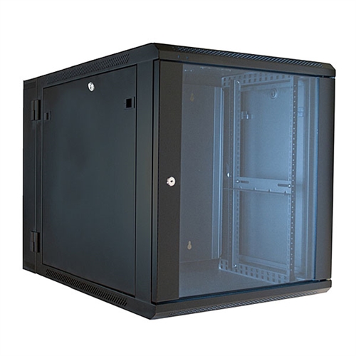 ERWEN-12E750 VMP 19" Hinged Wall Equipment Rack Enclosure - 12U | Video Mount Products